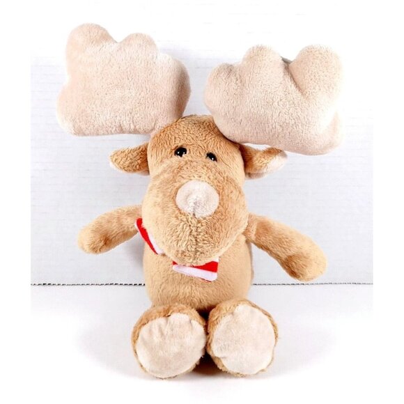 Lot of 5 Christmas Kinder Plush Unicorn, Penguin, Moose, Polar Bear, Squirrel - Picture 8 of 16